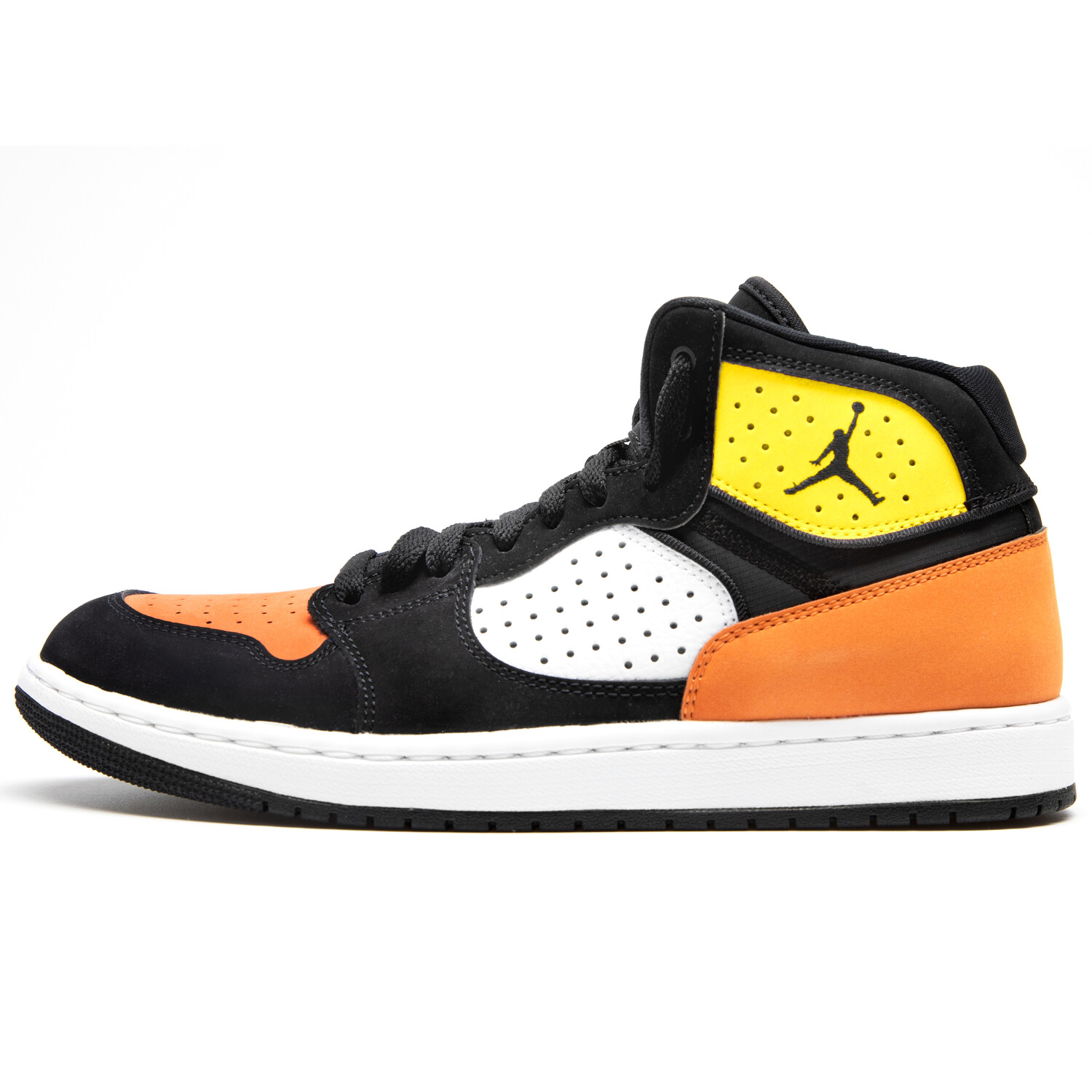 

Кроссовки Jordan Access Vintage Basketball Shoes Men High-top Yellow, черный