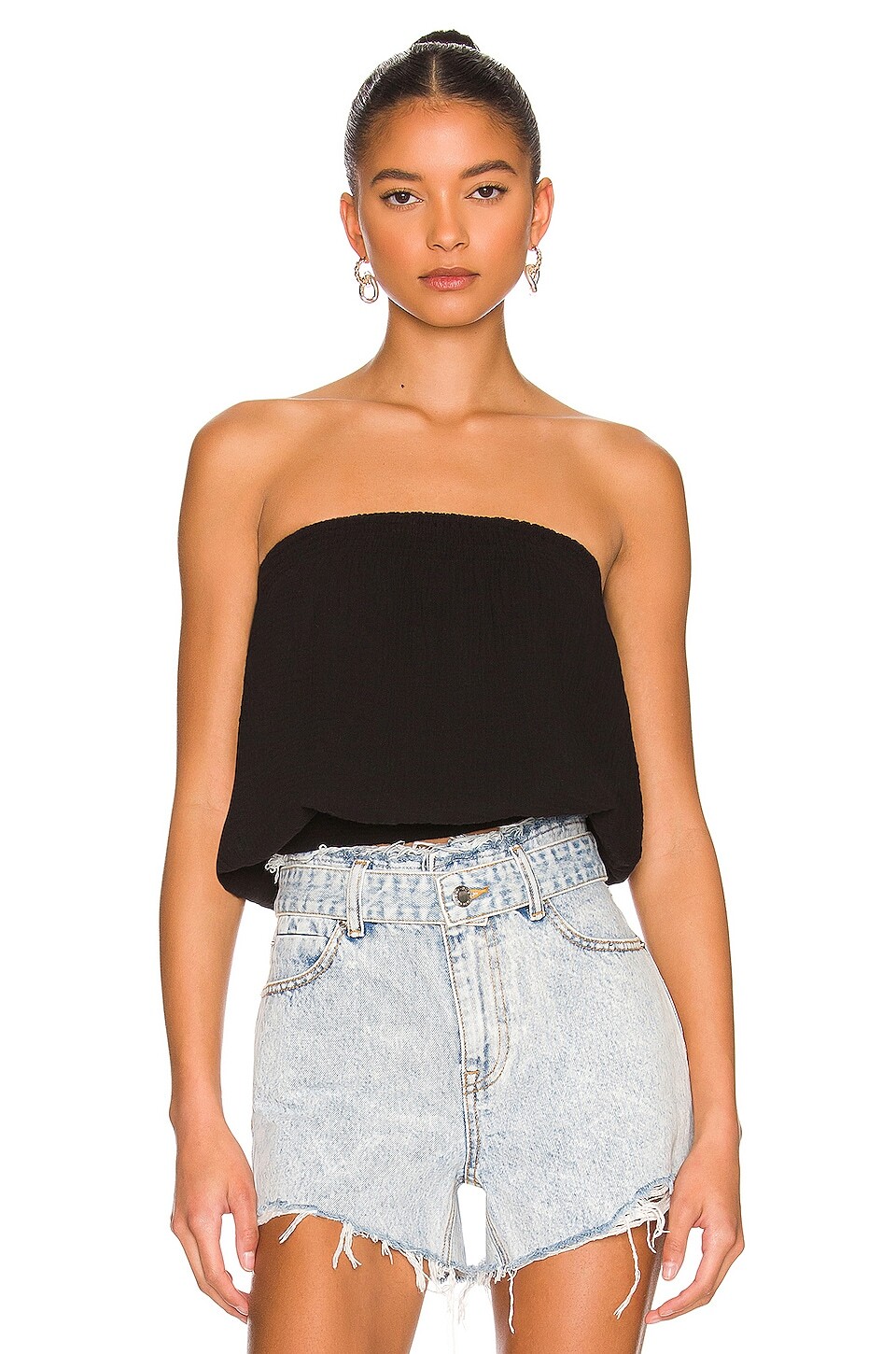 

Топ Bobi Strapless, черный