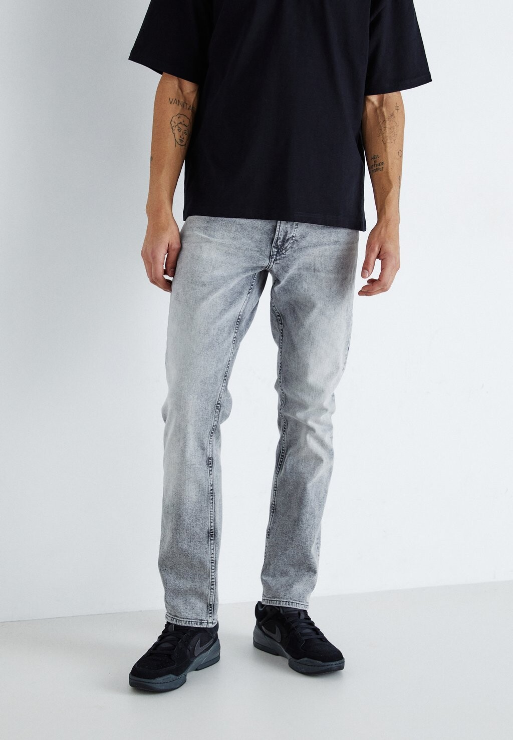 

Джинсы Straight Leg STRAIGHT STONE Pepe Jeans, цвет grey denim