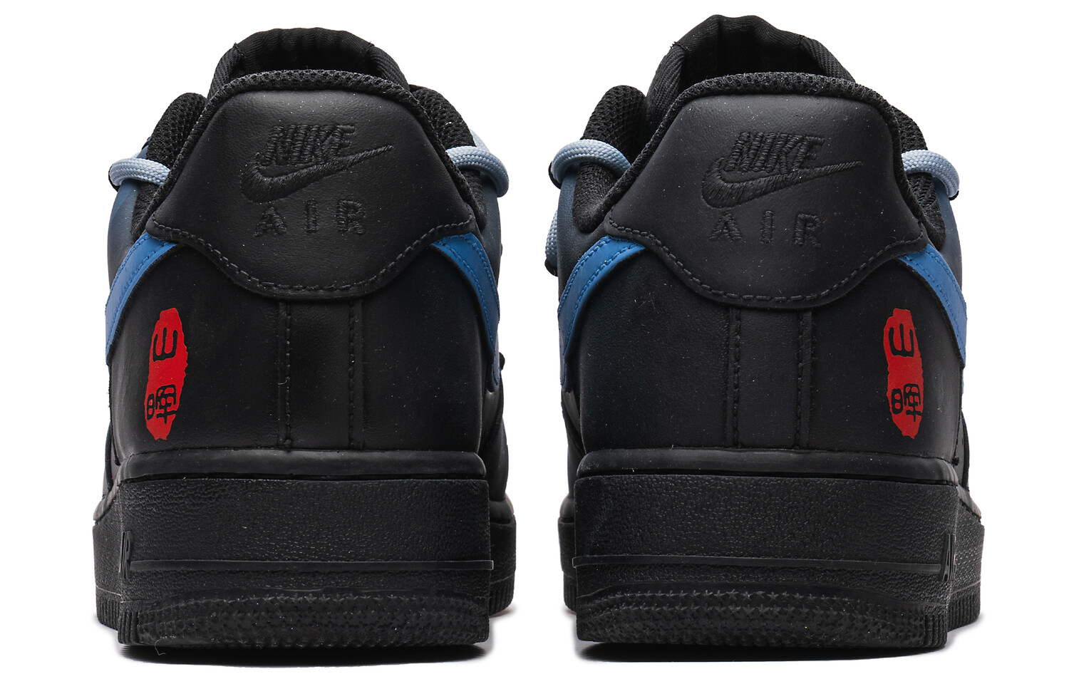 

Кроссовки Nike Air Force 1 Skateboarding Shoes Men Low-top Black, черный