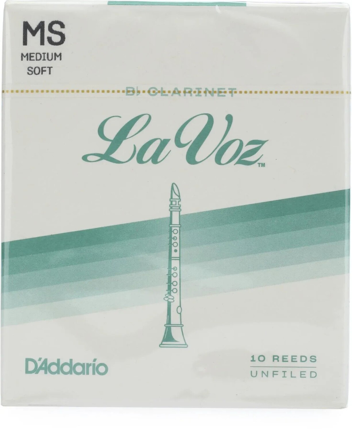 

D'Addario RCC10MS La Voz Bb Трость для кларнета - Medium Soft (10 шт.)