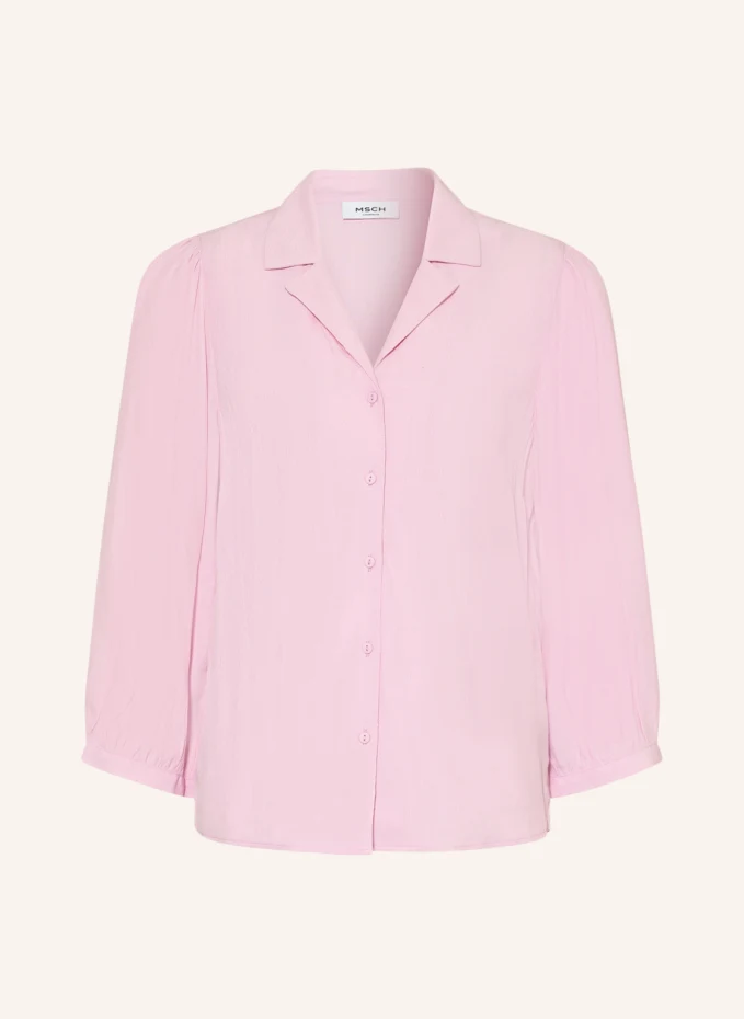 

Блуза galliena с рукавом 3/4 Msch Copenhagen, розовый