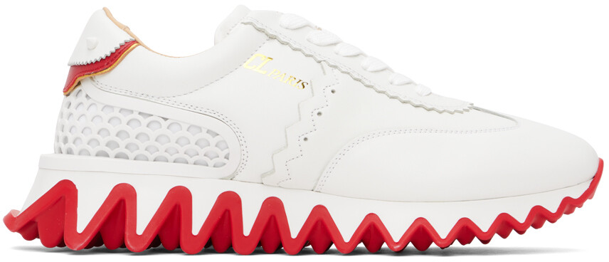 

Christian Louboutin Белые кроссовки Loubishark