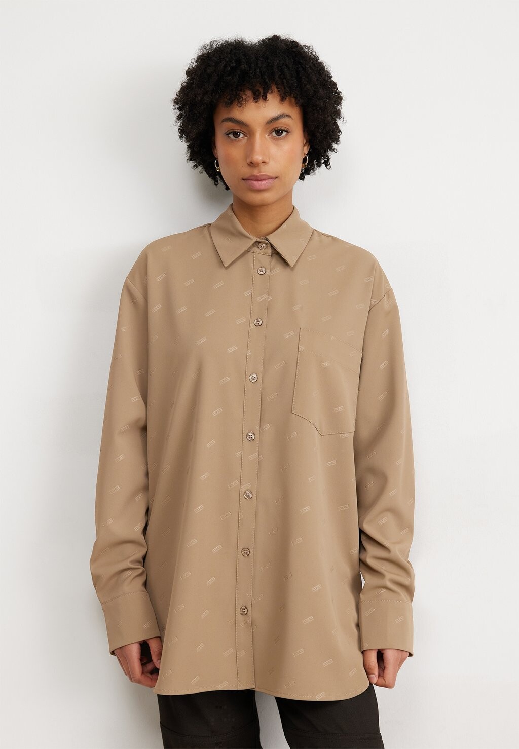 

Блузка LOGINAGZ SHIRT Gestuz, коричневый