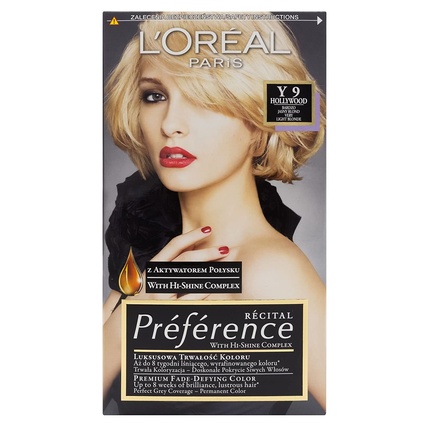 L'Oreal Paris Recital Preference Y9 Голливудская краска для волос