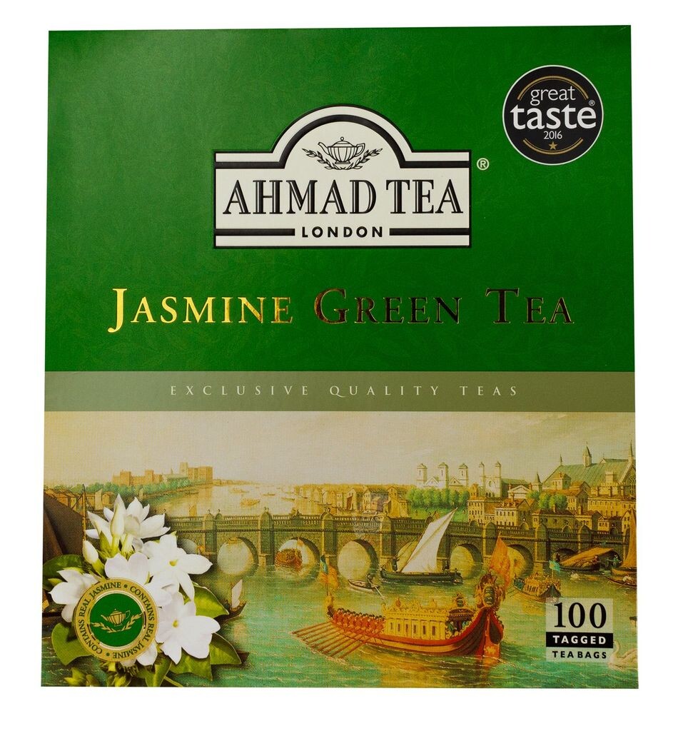

Ahmad Tea- Зеленый чай с жасмином 200г, 100 пакетиков