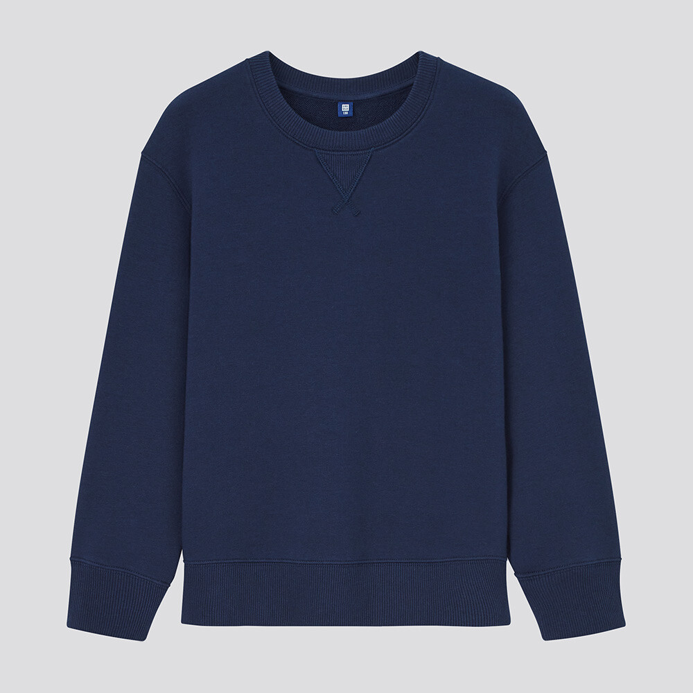 

Толстовка Uniqlo унисекс на высокой резинке с длинными рукавами, темно-синий