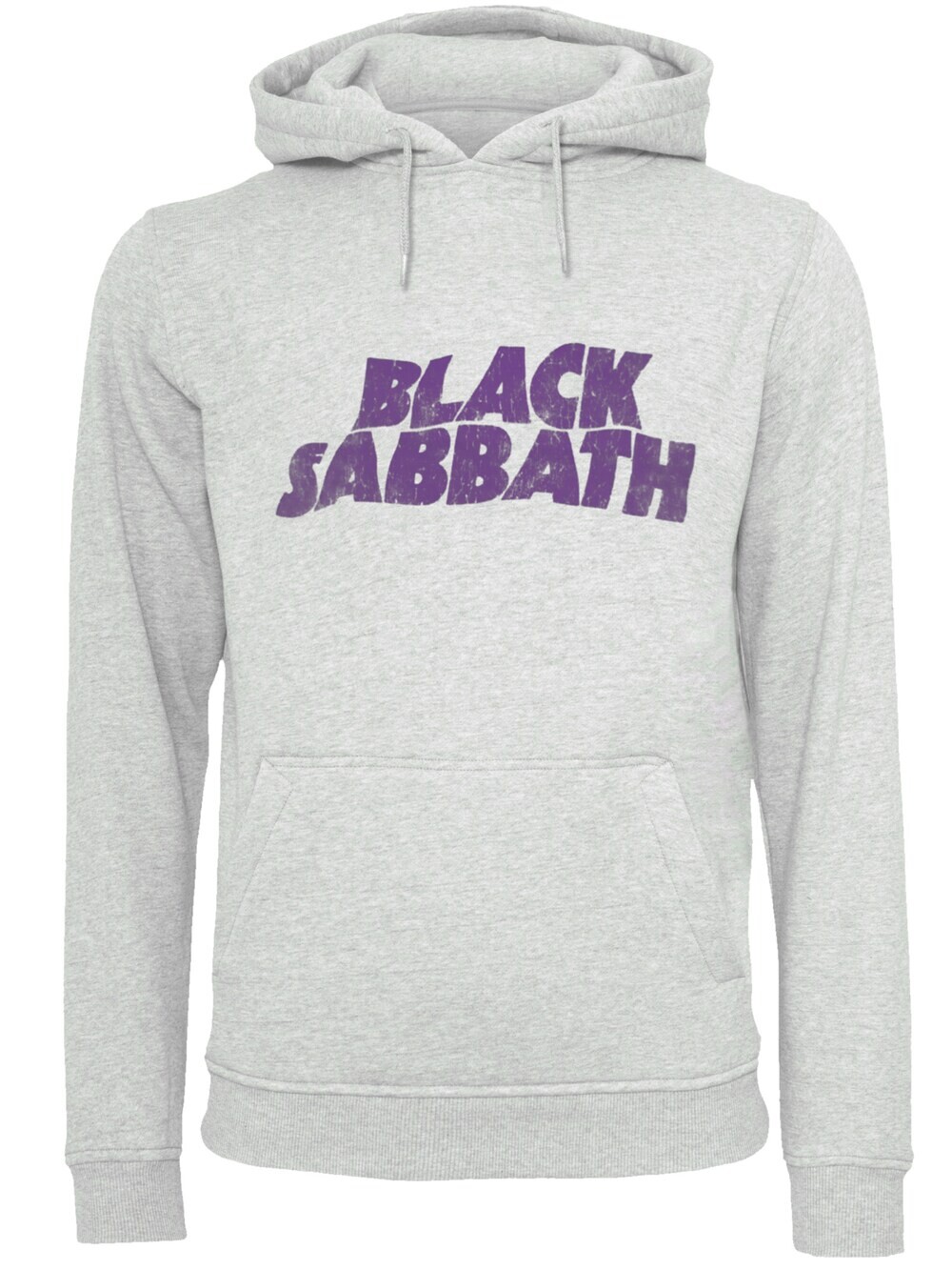 

Толстовка F4Nt4Stic Black Sabbath Wavy Logo Rock Musik Band Distressed, серый