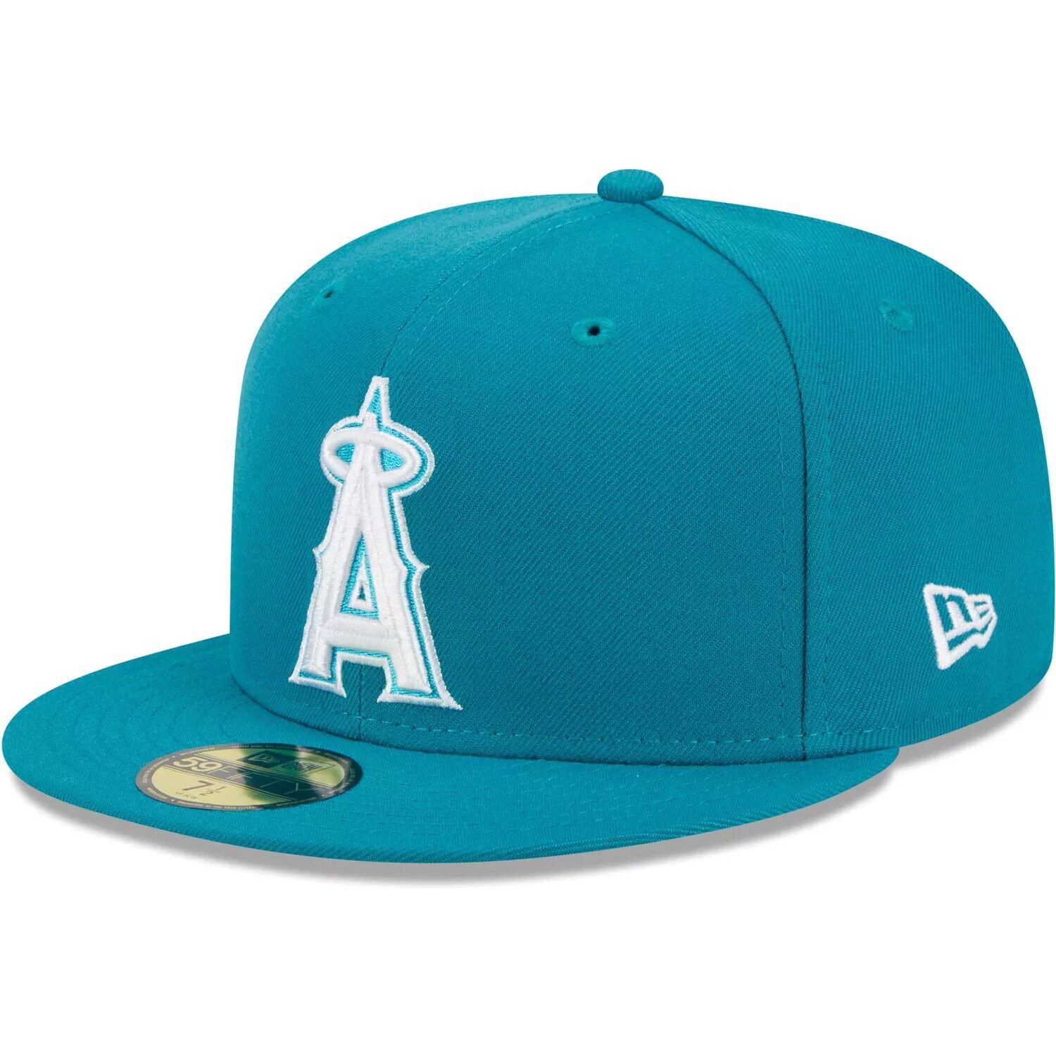 

Мужская приталенная шляпа New Era Бирюзовая Los Angeles Angels 59FIFTY