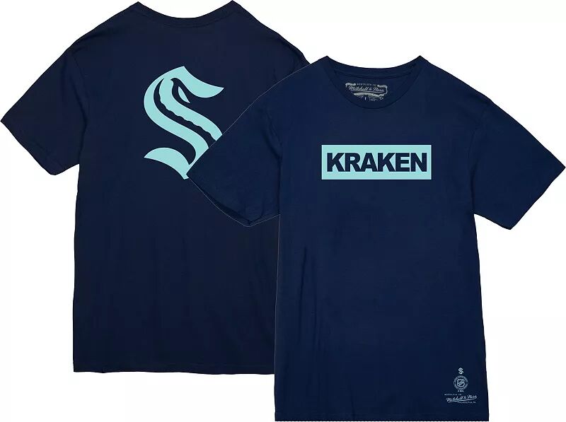 

Темно-синяя футболка Mitchell & Ness Seattle Kraken Penalty Box