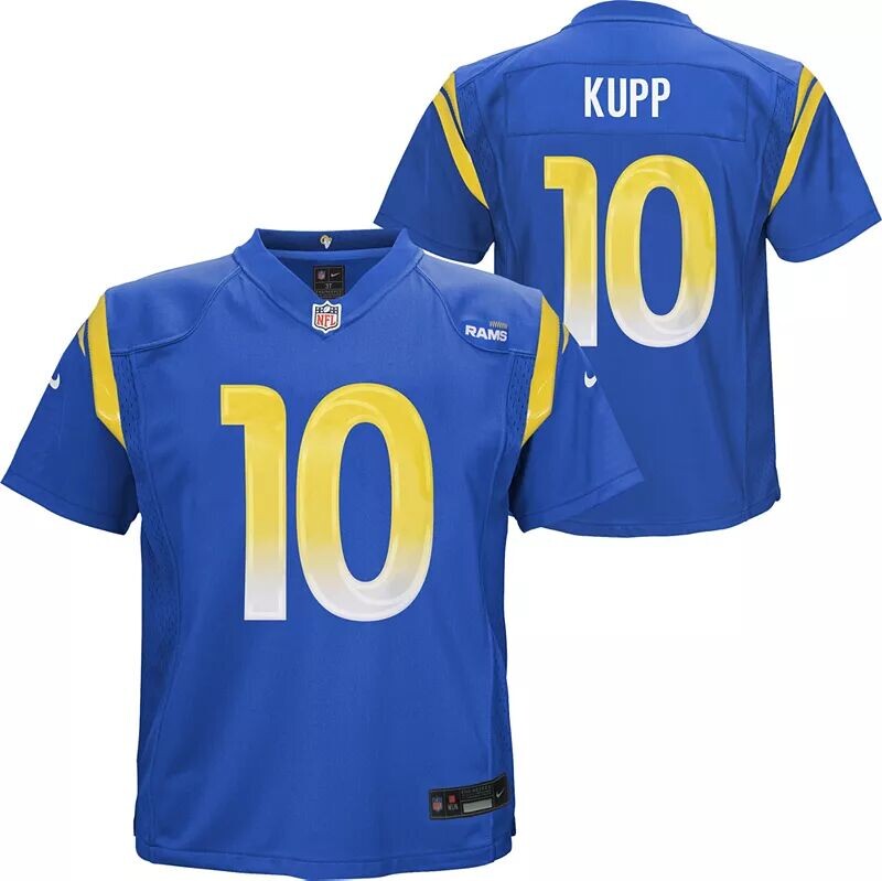 

Джерси Nike Little Kids Los Angeles Rams Cooper Kupp #10 Royal Game