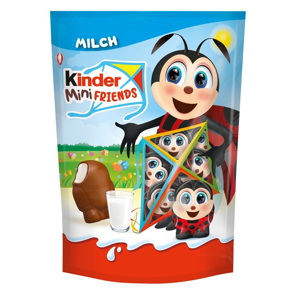 

Детский шоколад Ferrero Mini Friends молочный с молочной начинкой 122г