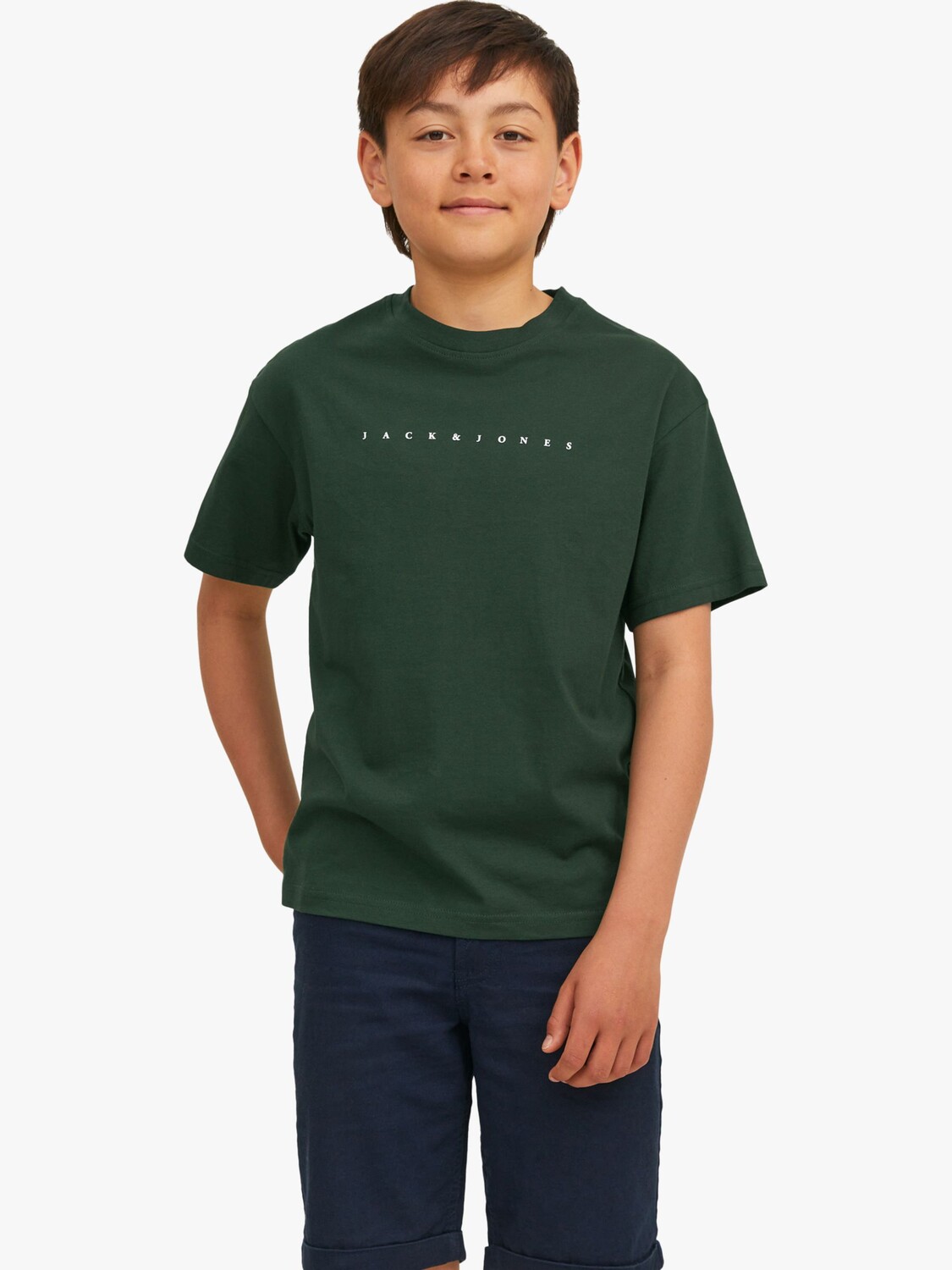 

Детская футболка с логотипом Jack & Jones, вид на горы