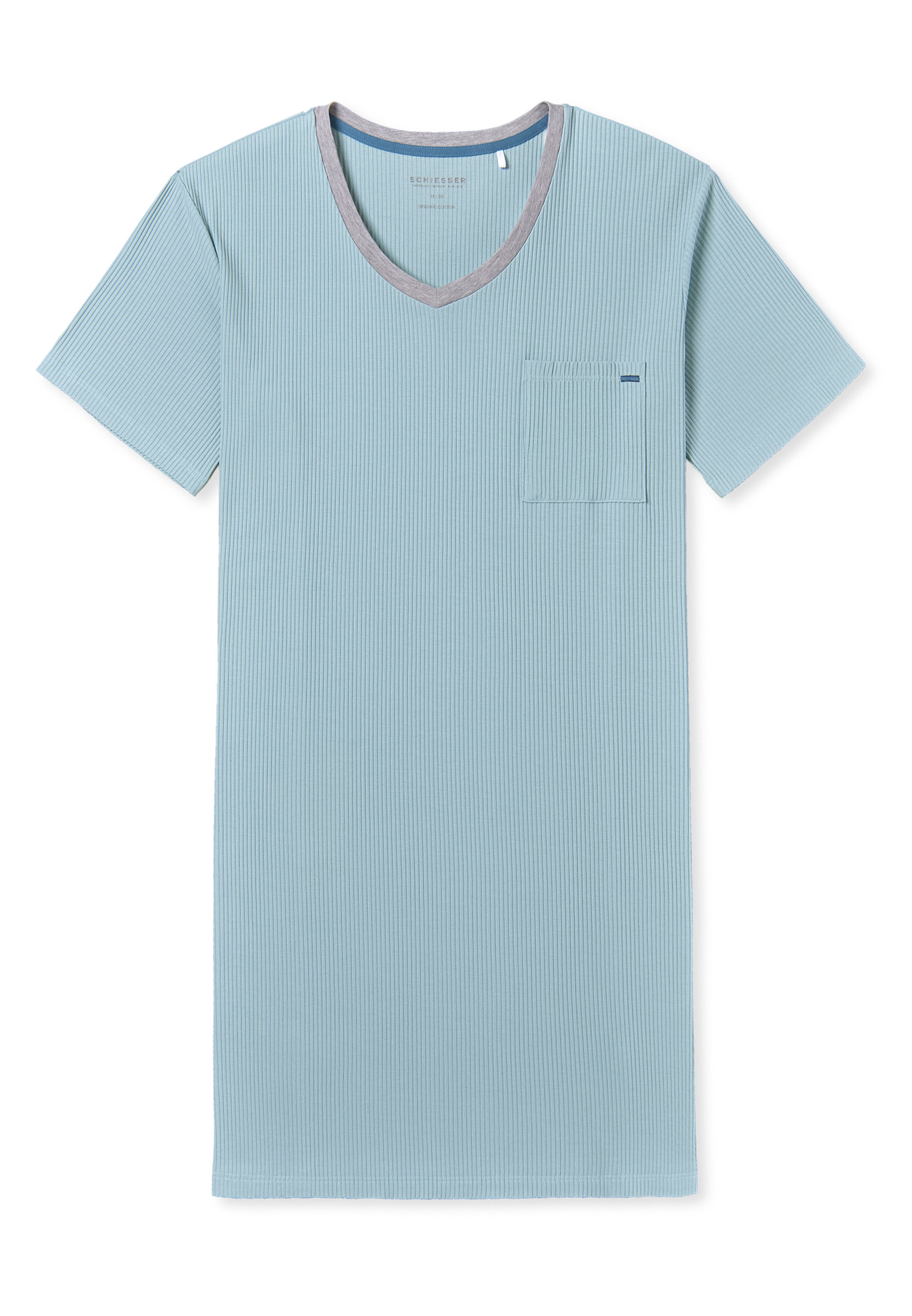 Ночная рубашка Schiesser Casual Nightwear, цвет Bluebird
