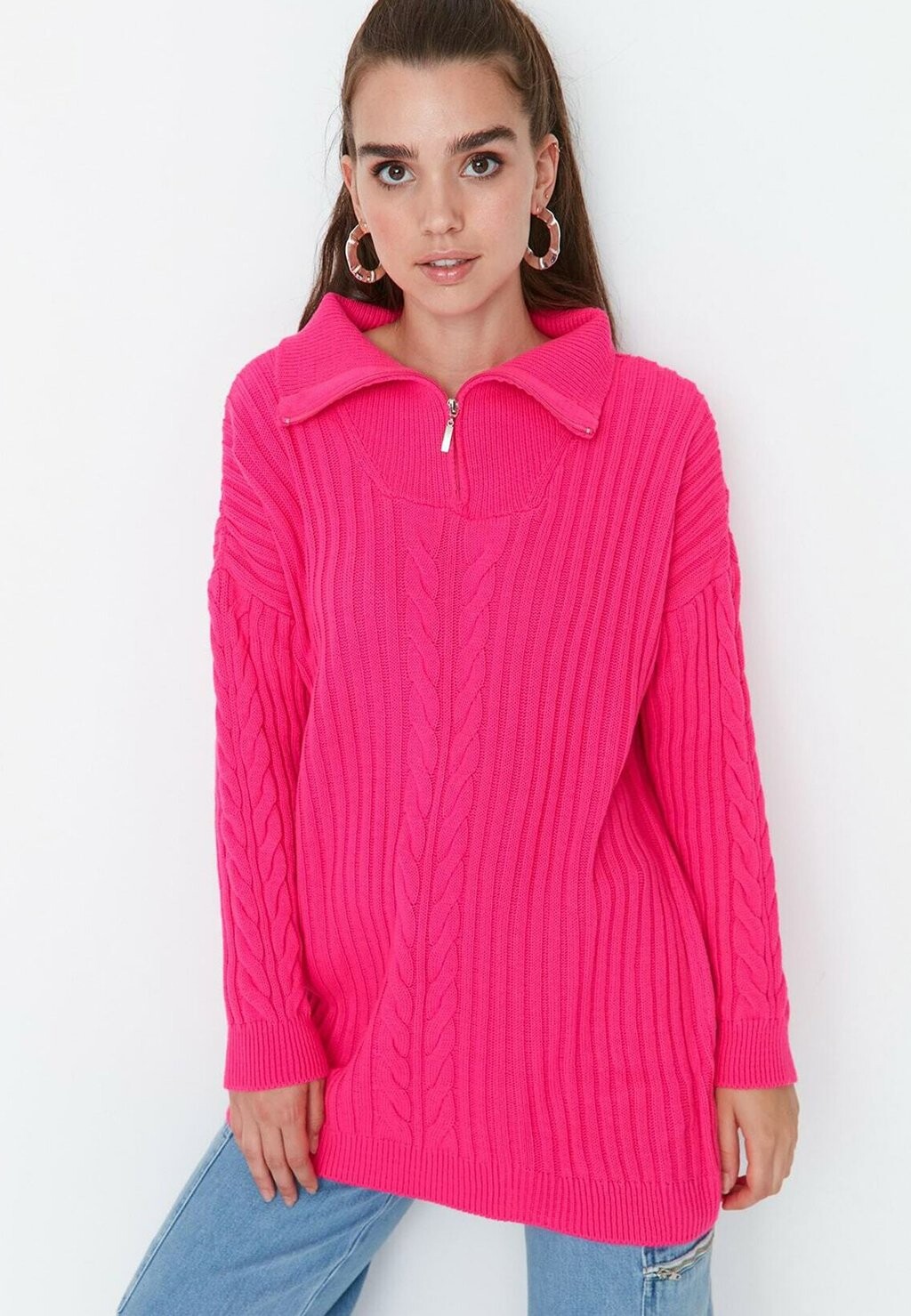 

Свитер Trendyol Modest, розовый