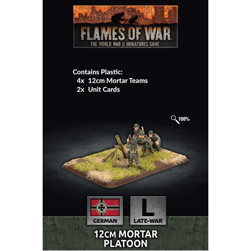 Фигурки Flames Of War: 12Cm Mortar Platoon (X6 Plastic)