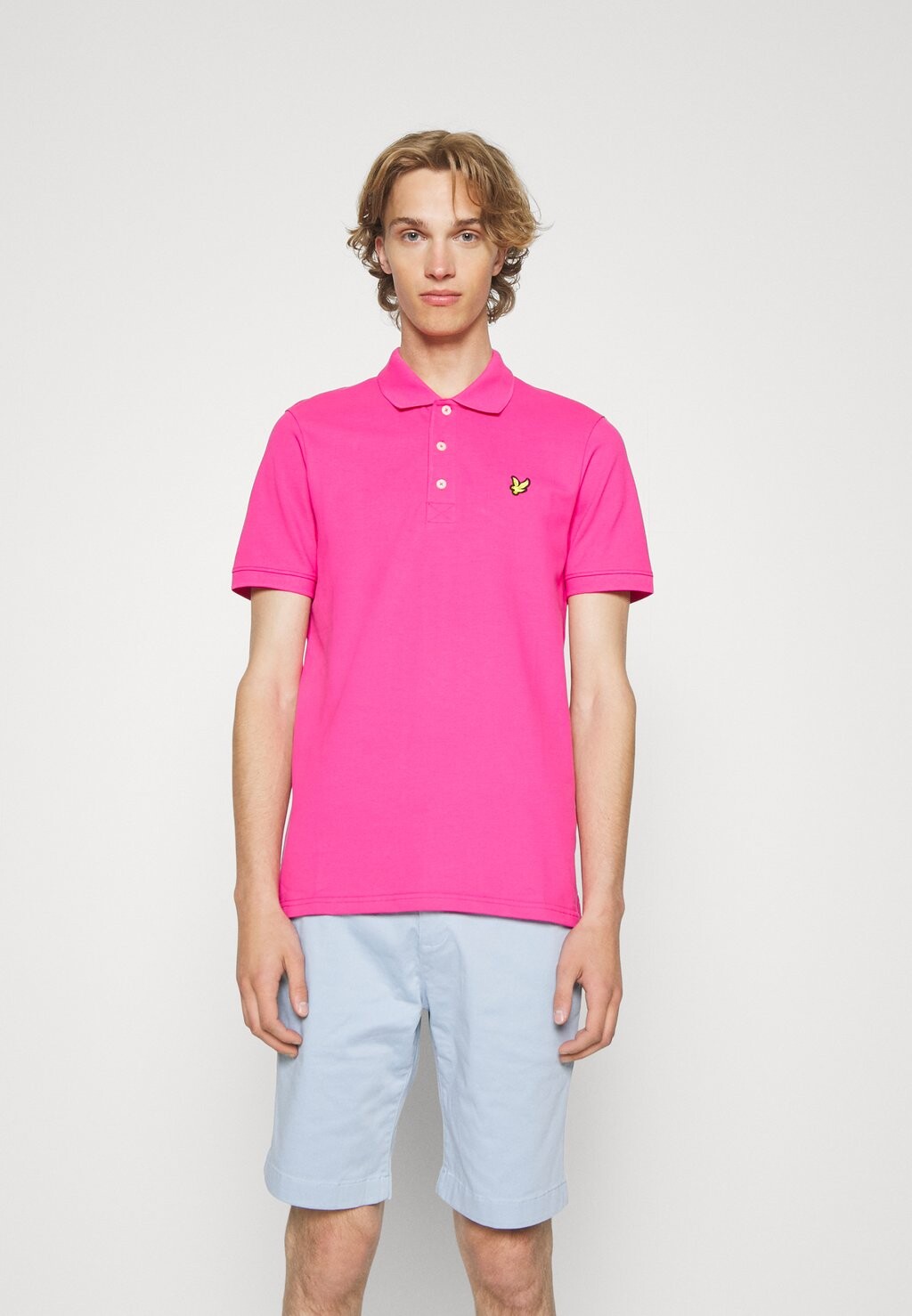 

Рубашка-поло PLAIN Lyle & Scott, розовый