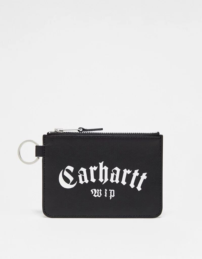 

Черный кошелек унисекс на молнии Carhartt WIP Onyx