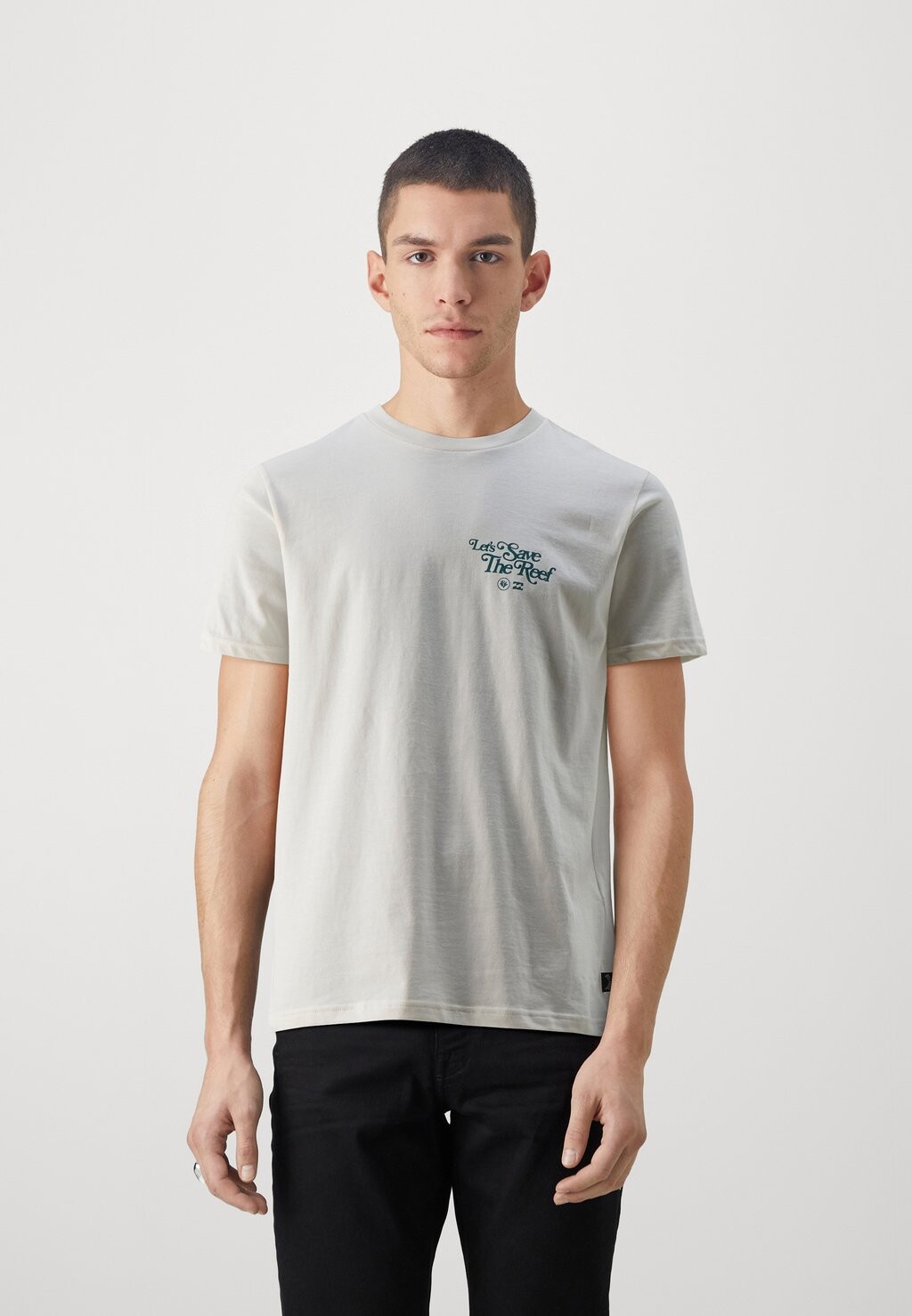 

Футболка с принтом Lets Save The Reef Billabong, цвет off-white