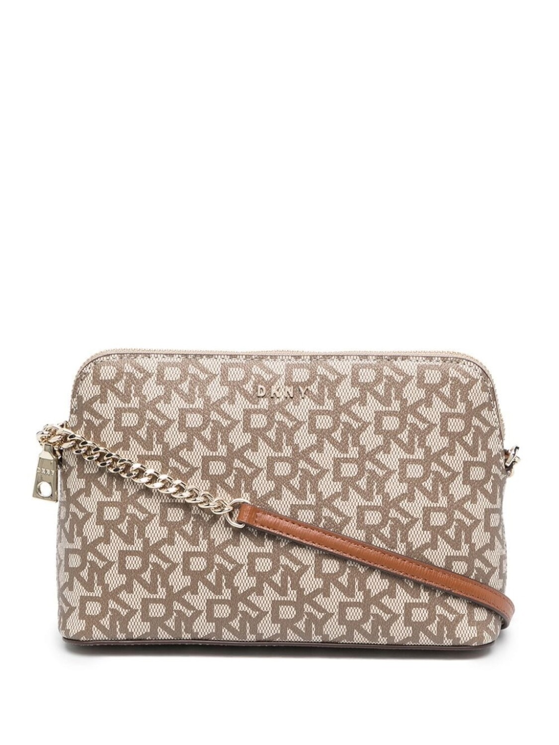 

DKNY сумка через плечо Bryant с монограммой, коричневый
