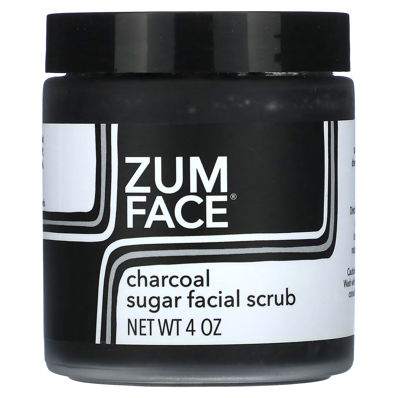 Скраб ZUM Zum Face сахарный для лица уголь