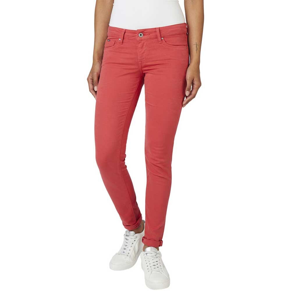 

Брюки Pepe Jeans Soho Mid Waist, красный
