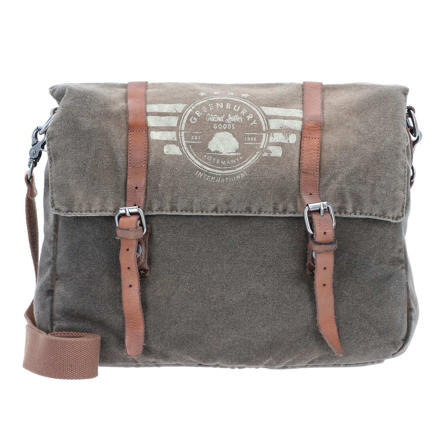 

Сумка через плечо Greenburry Vintage Aviator Messenger 33 cm, хаки