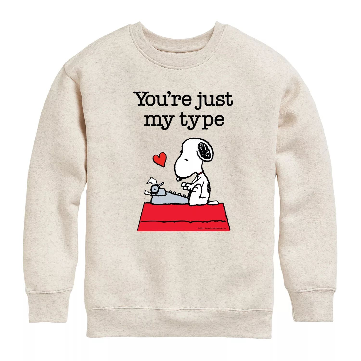 

Флисовый свитшот Just My Type Peanuts для мальчиков 8–20 лет Licensed Character