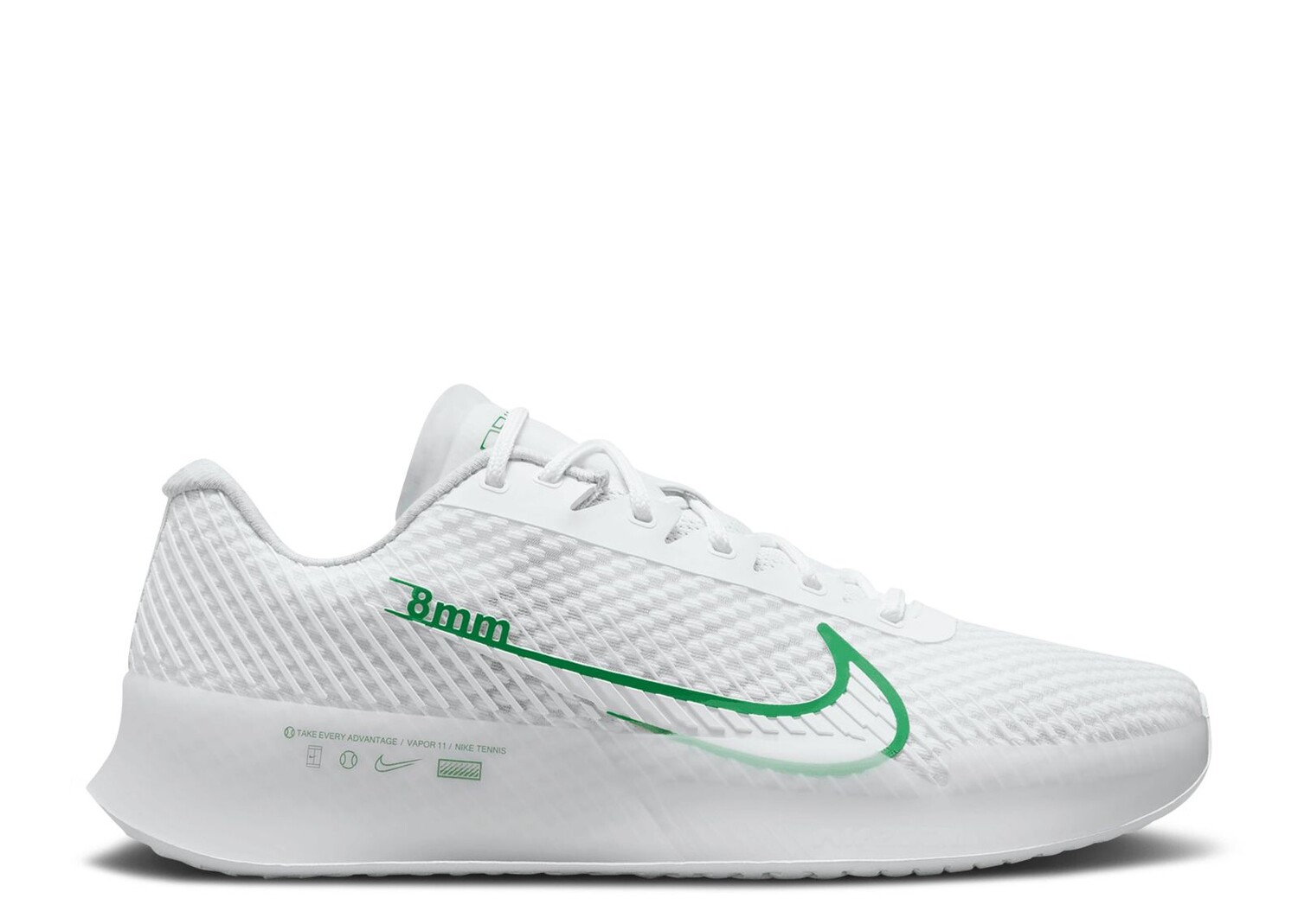 

Кроссовки Nike Nikecourt Air Zoom Vapor 11 Hc 'White Kelly Green', белый