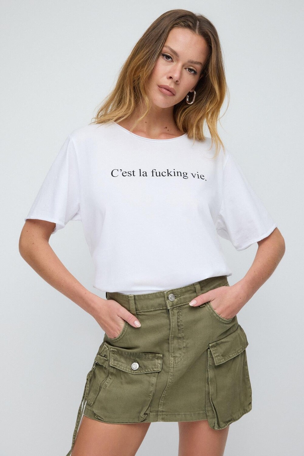 

Футболка NO MATTER WHAT, белый