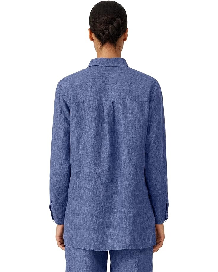 

Рубашка Eileen Fisher Classic Collar Shirt, цвет Dusk