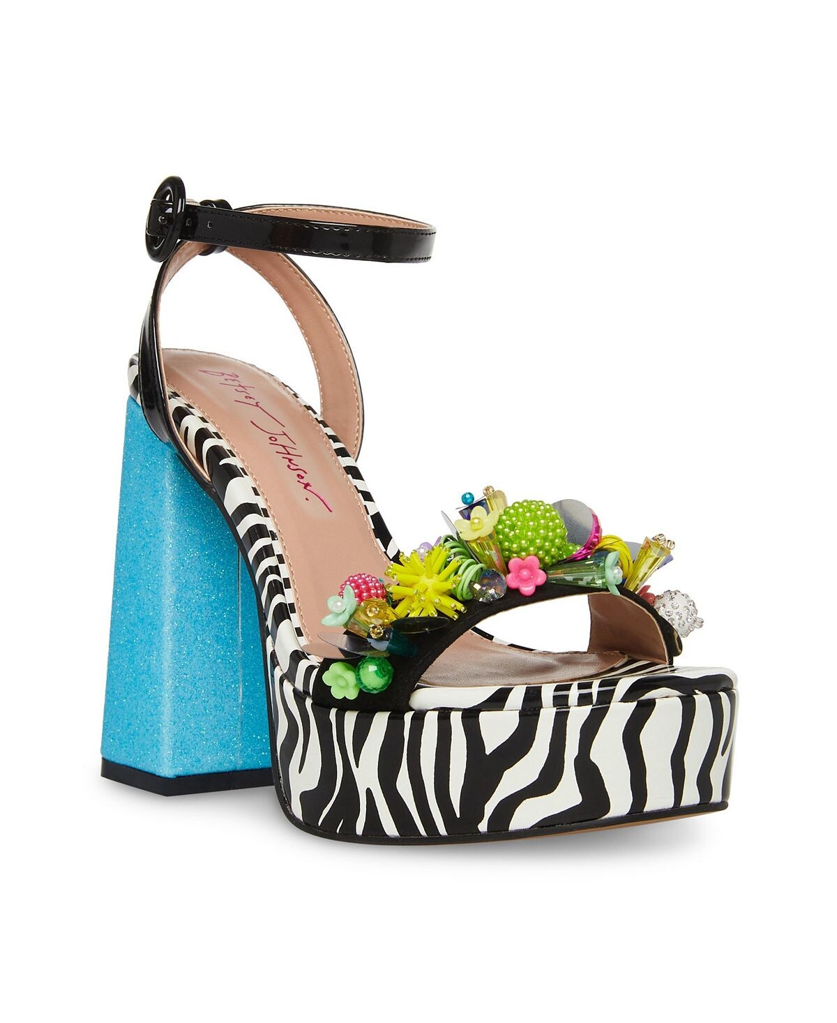 

Женские туфли на платформе Jorden, украшенные бисером Betsey Johnson