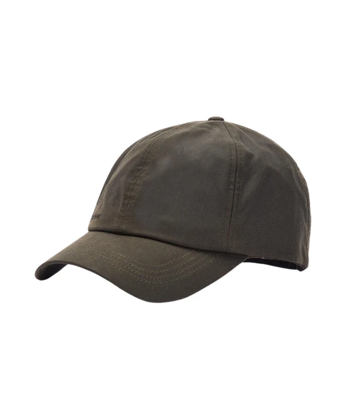 

Кепка из вощеного хлопка с логотипом Barbour, зеленый