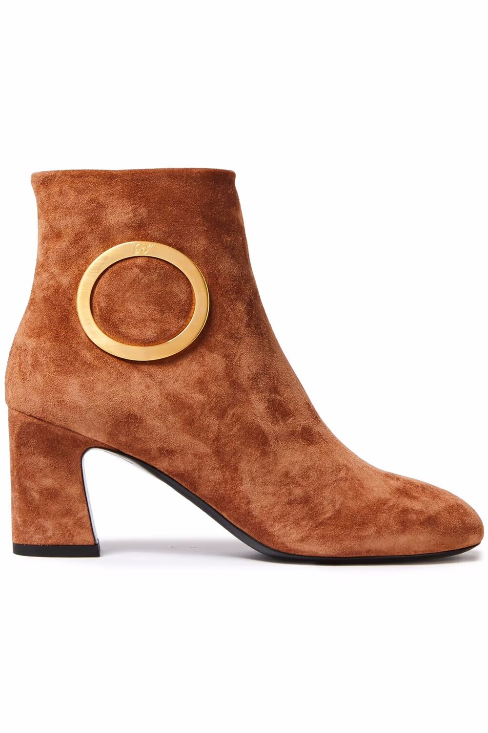 

Украшенные замшевые ботильоны Roger Vivier, светло-коричневый