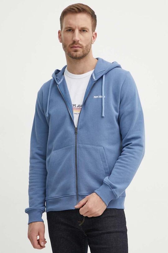

Хлопковая толстовка Pepe Jeans, синий