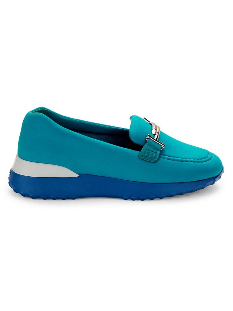 

Неопреновые лоферы на танкетке Tod'S, синий