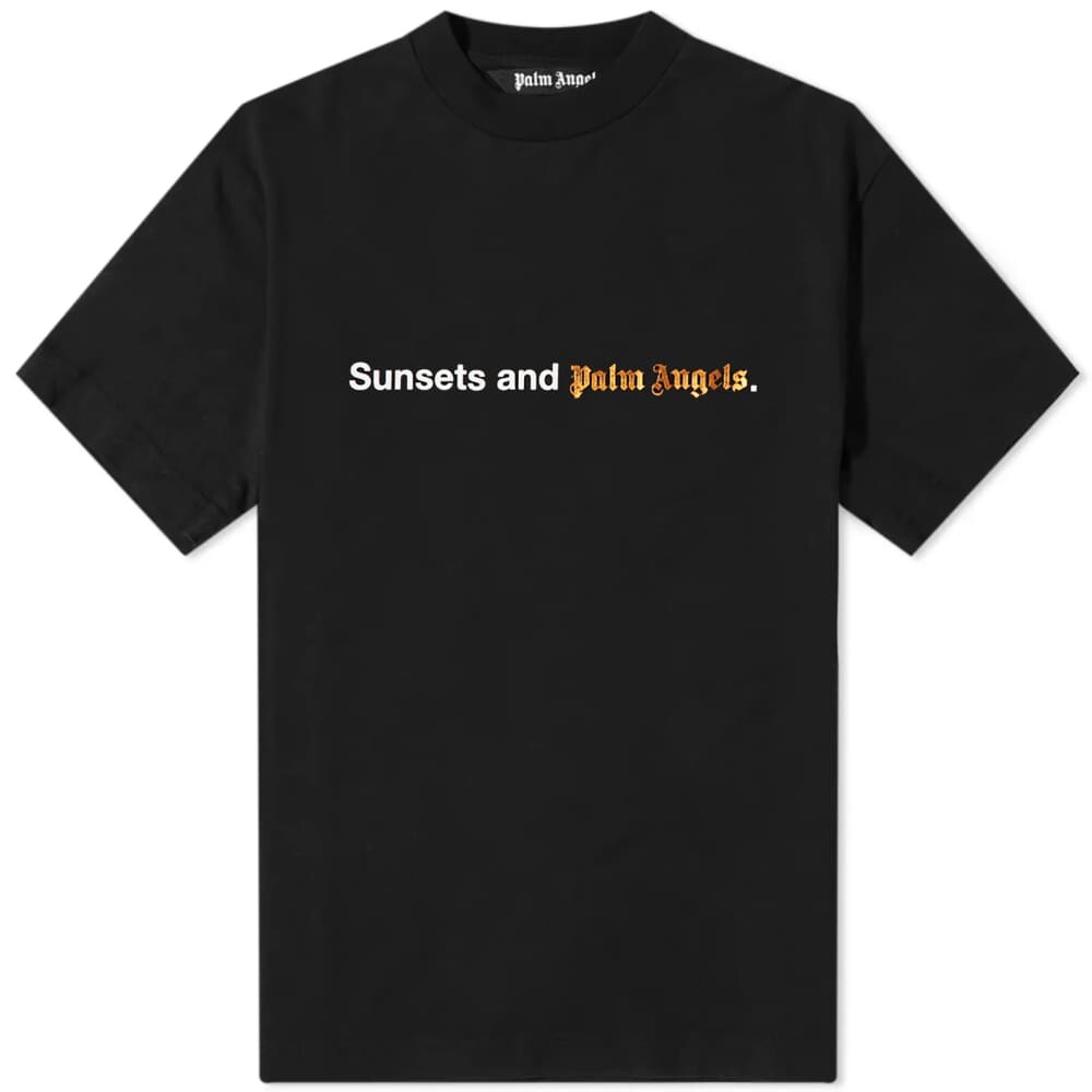 

Футболка Palm Angels Sunsets, черный