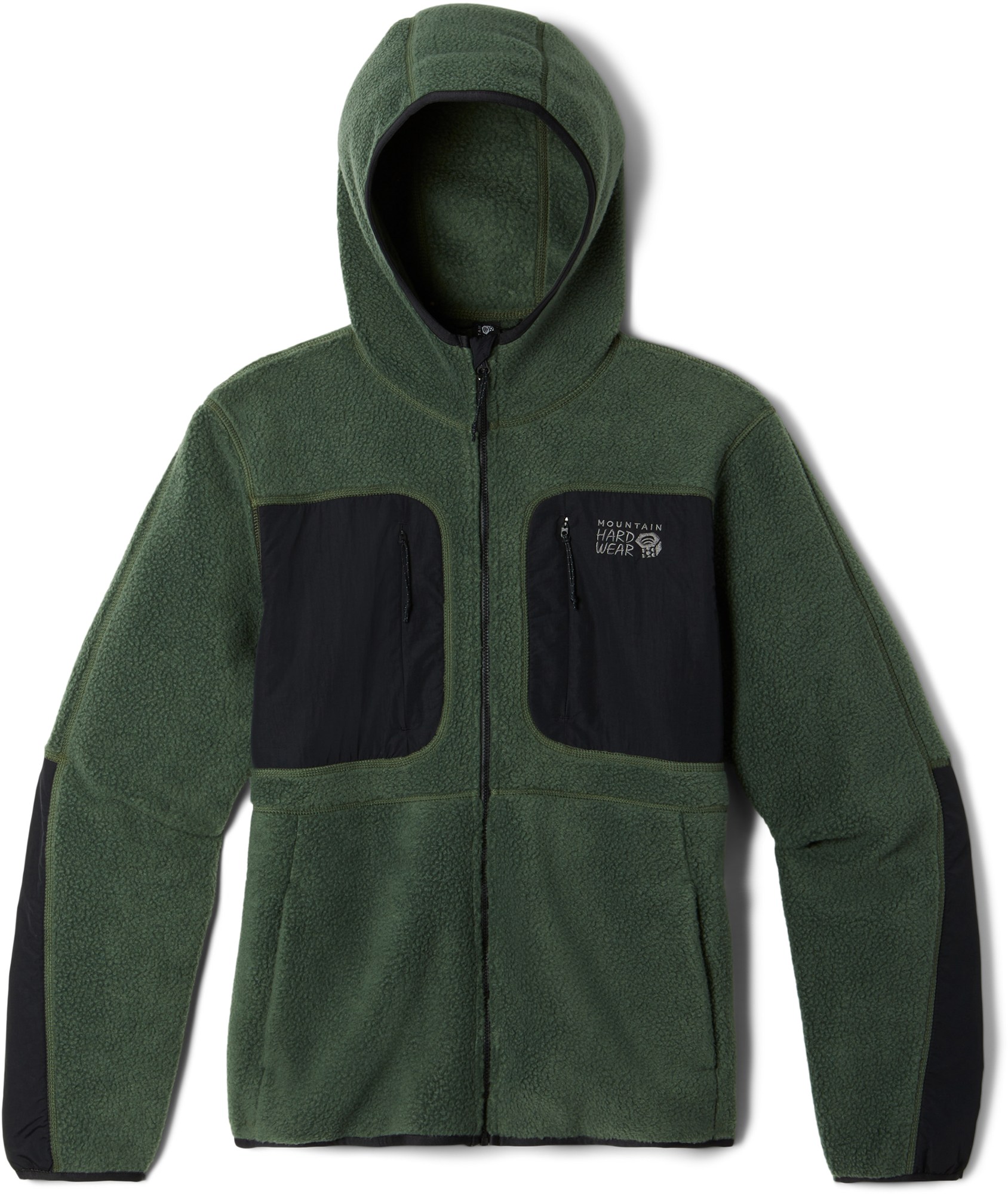 цена Флисовая толстовка HiCamp — мужская Mountain Hardwear, зеленый