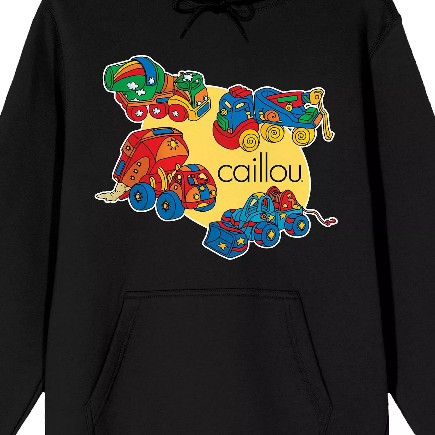 

Мужская толстовка Caillou Four Toy Trucks Licensed Character