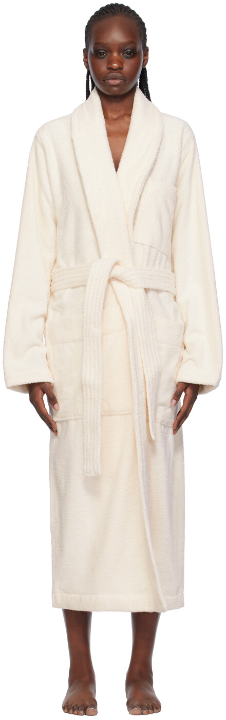 

Классический халат Off-White Tekla, цвет Ivory