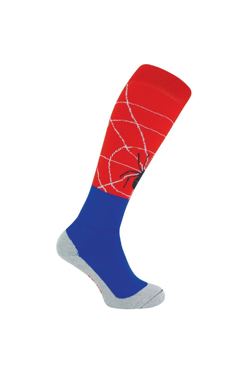 Длинные носки Spiderman Sport для хоккея, регби и футбола Hingly, красный