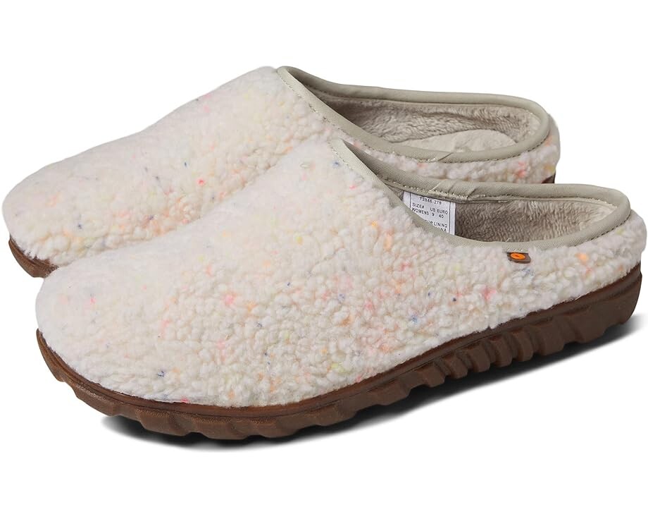

Домашняя обувь Bogs Snowday II Slipper Funfetti, цвет Oatmeal