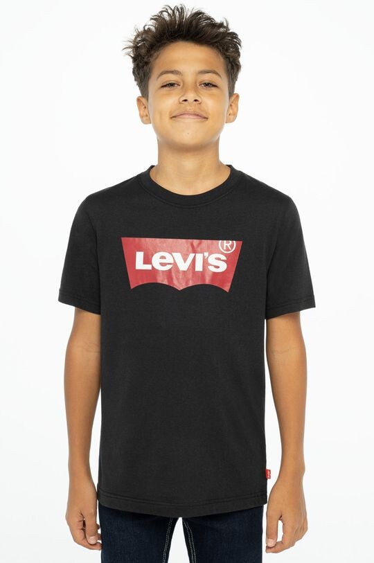 

Хлопковая футболка для детей Levi's, черный