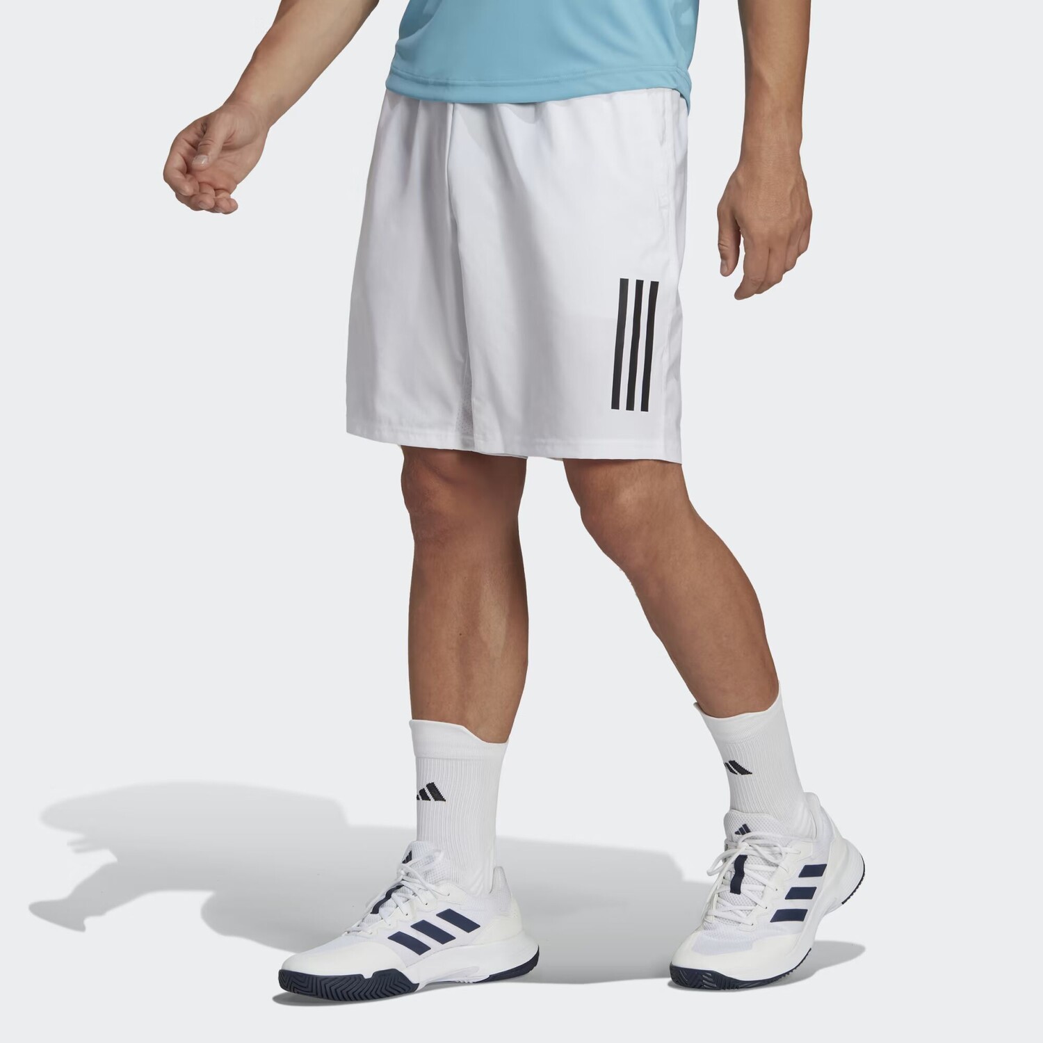 

Теннисные шорты Club с 3 полосками Adidas, цвет White