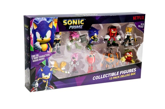 

SONIC PRIME, Набор из 12 фигурок, Deluxe Box, Mix, Серый