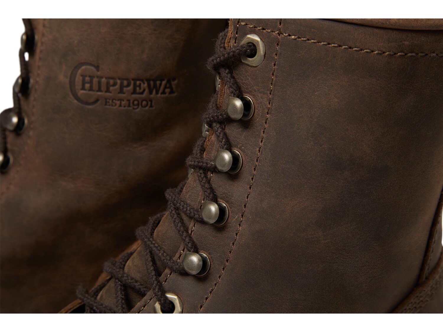 

Ботинки Chippewa 8" Classic 2.0 Wood Steel Toe Logger, коричневый