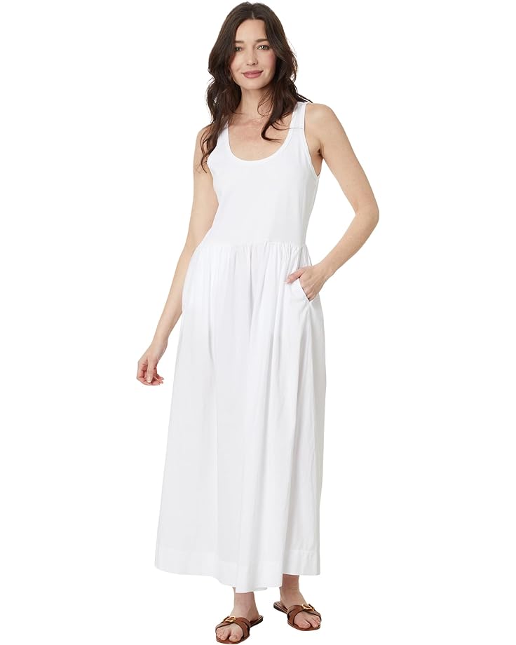 Платье Lilla P Mixed Media Maxi, белый комод mowbaby lilla cloud 84х62х92 см белый