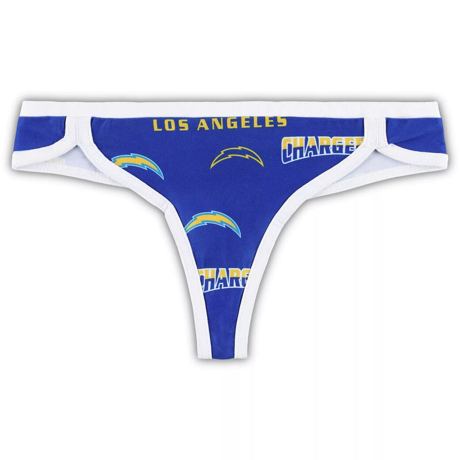 

Женские трикотажные стринги Concepts Sport Powder Blue/White Los Angeles Chargers Breakthrough