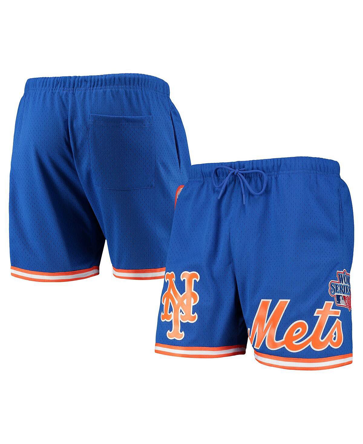 Мужские сетчатые шорты Royal New York Mets 1986 World Series Pro Standard мини платье икат с поясом allison new york цвет ikat haze
