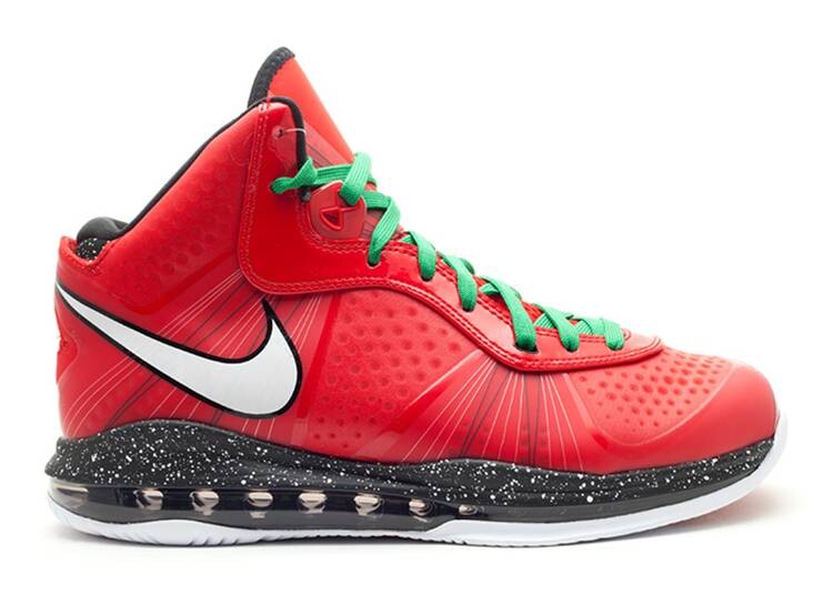 

Кроссовки Nike LEBRON 8 V/2 'CHRISTMAS', красный